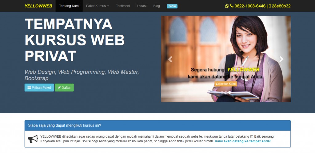 kursus-web-privat-cikarang